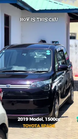 Toyota spade  2019 model, 1500cc. #toyota #toyotaspade #spade #spade_squad #familycar #power #neshpeter #mombasatiktokers #drivate 