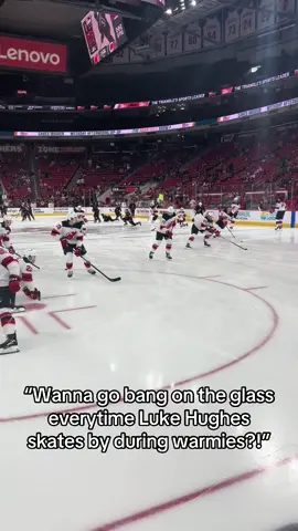 #lukehughes #njd #nhlwarmups 