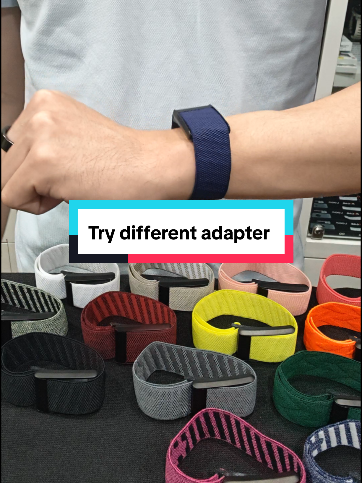 Let's try different adapter to convert Amazfit Helio Strap become Whoop design 😏