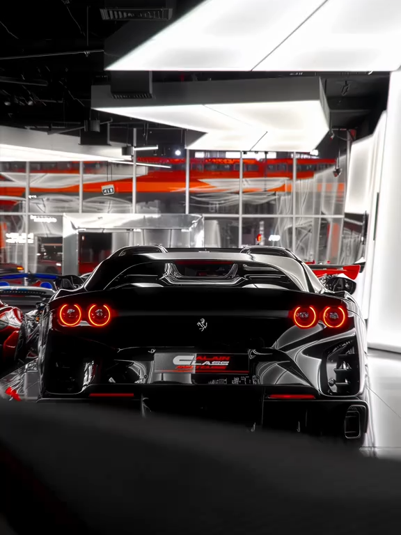 𝐅𝐞𝐫𝐫𝐚𝐫𝐢 𝟖𝟏𝟐 𝐂𝐨𝐦𝐩𝐞𝐭𝐢𝐳𝐢𝐨𝐧𝐞 𝐀𝐩𝐞𝐫𝐭𝐚 One of only 599 worldwide, the Ferrari 812 Competizione Aperta in Nero is more than just presence—it’s performance incarnate. 819 hp fr