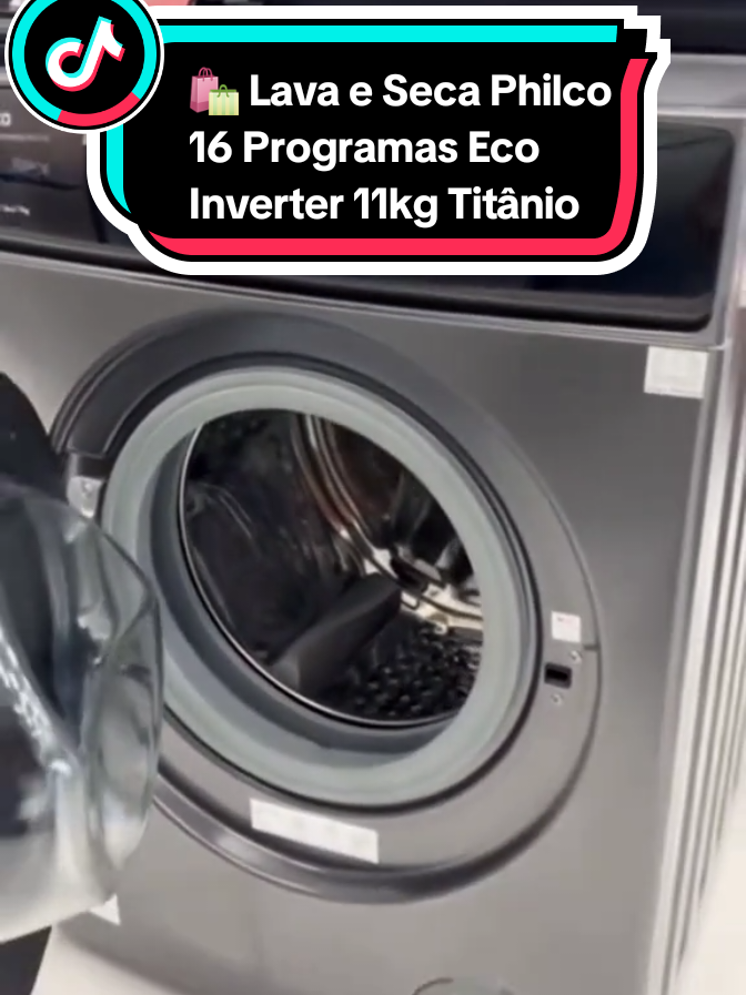 🛍️ Lava e Seca Philco 16 Programas Eco Inverter 11kg Titânio PLS11C ~De R$ 4.735,00~ 💥 *Por R$ 2.699,00* 🛒 Compre aqui 👉 https://s.shopee.com.br/7AVCIbeYkX ⚠️ *Promoção sujeita à alteração de preço e estoque do site*