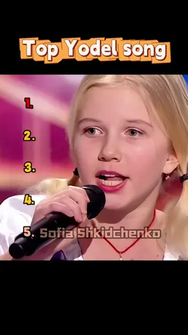 Ukrania Got Talent -Sofia Shkidchenko#yodel“she taugth me how to yodel”#gottalent #music #show #Yodel songmusic