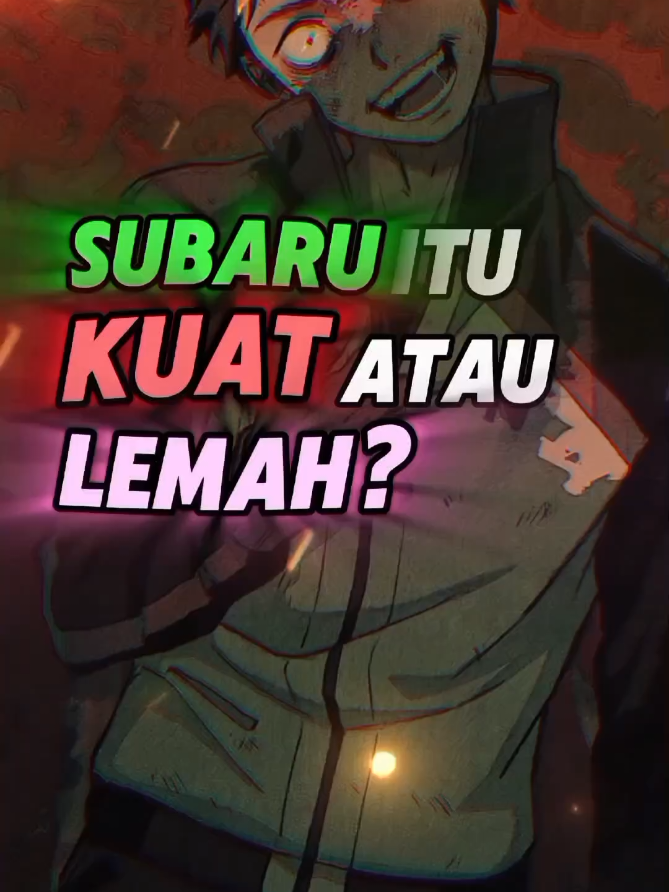 barusu or Subaru or Patrick? 🗿👍 | Subaru itu kuat atau lemah? #subaru #rezero #anime #animeindo #fyp 