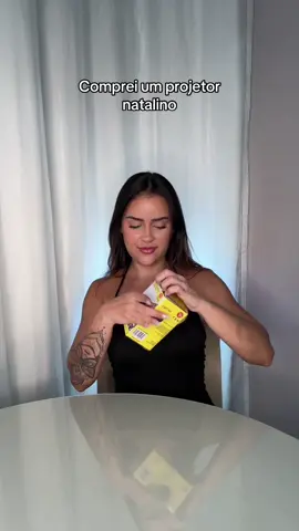 👆🏼👆🏼 Esse mini projetor natalino é a coisa mais fofa 🥰🎄🎅