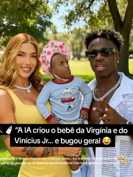 Dessa vez a IA foi longe demais🤣 #virginia  #viniciusjunior  #comedia 
