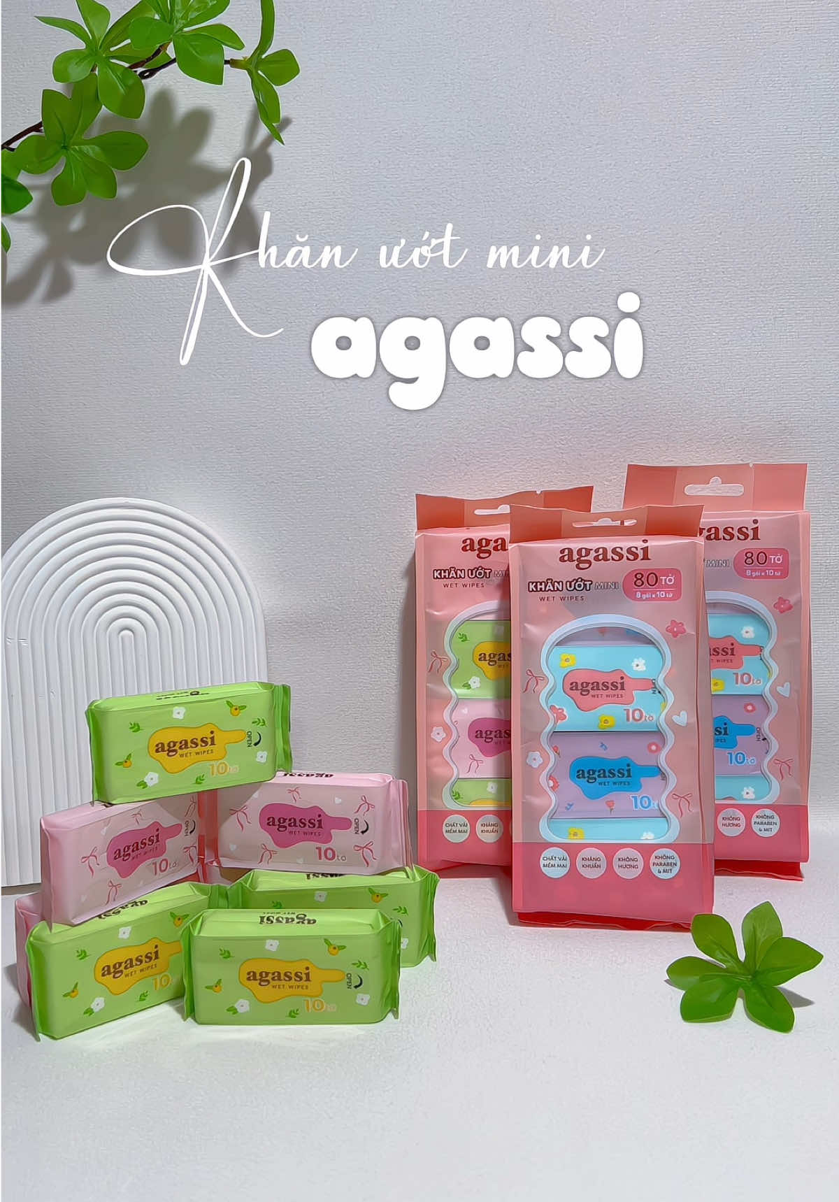 Combo 4 gói khăn ướt mini nhỏ gọn tiện lợi, zá lại hời, chốt đơn thui mí bà ơiiii #agassi #khanuotmini #agi #khanuot #khanuotkhongmui 