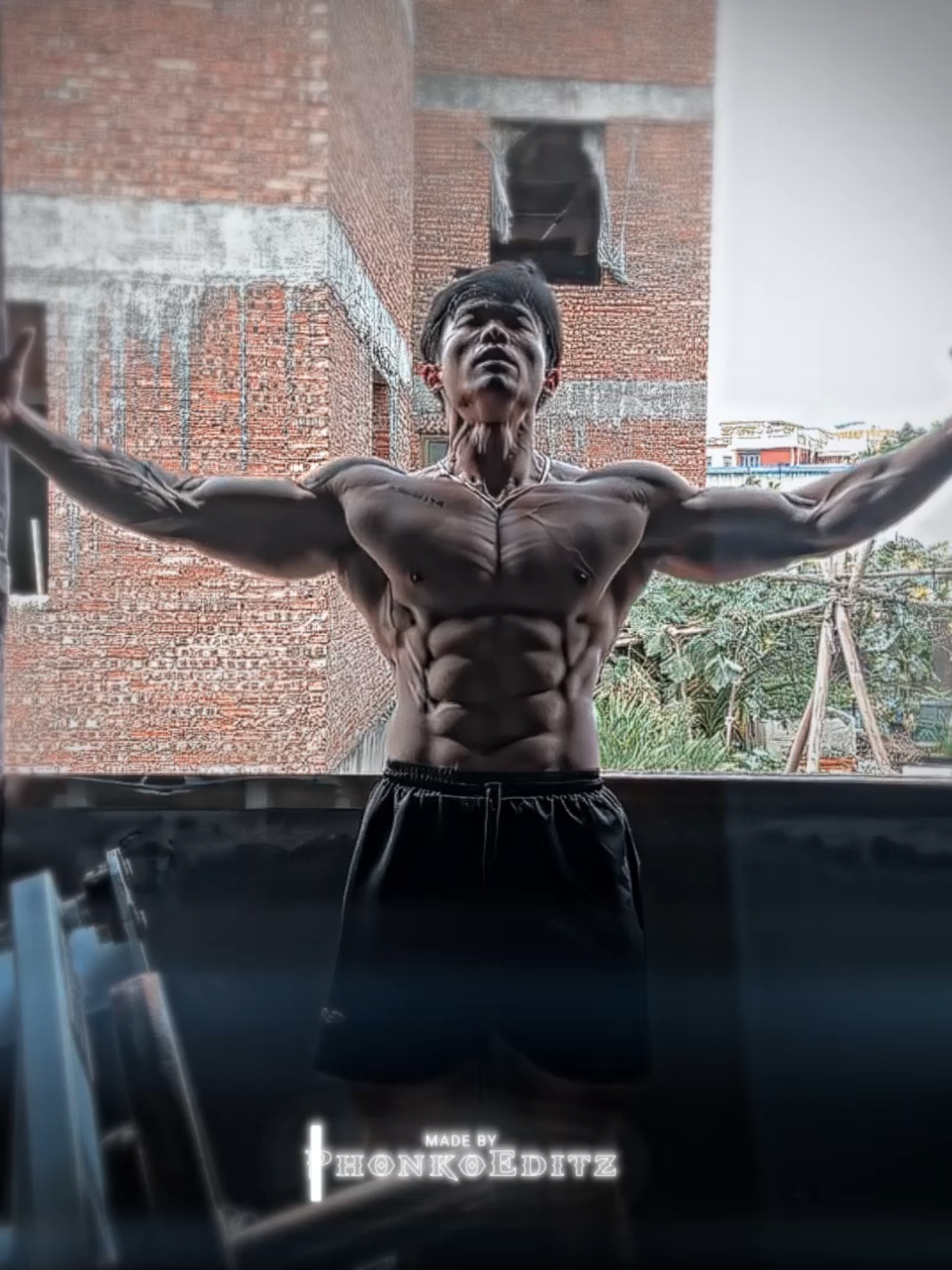 Bro Directly Came From Anime or By AI ☠️ I #edit #olympia #bodybuilding #motivation #gymedits #fitnessedit #gymlife