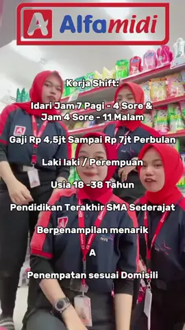 LOWONGAN KERJA ALFAMIDI TERBARU 2025 TELAH DIBUKA #infoloker #lokeralfamidi #lokerterbaru #viraltiktok #bismillahfyp 