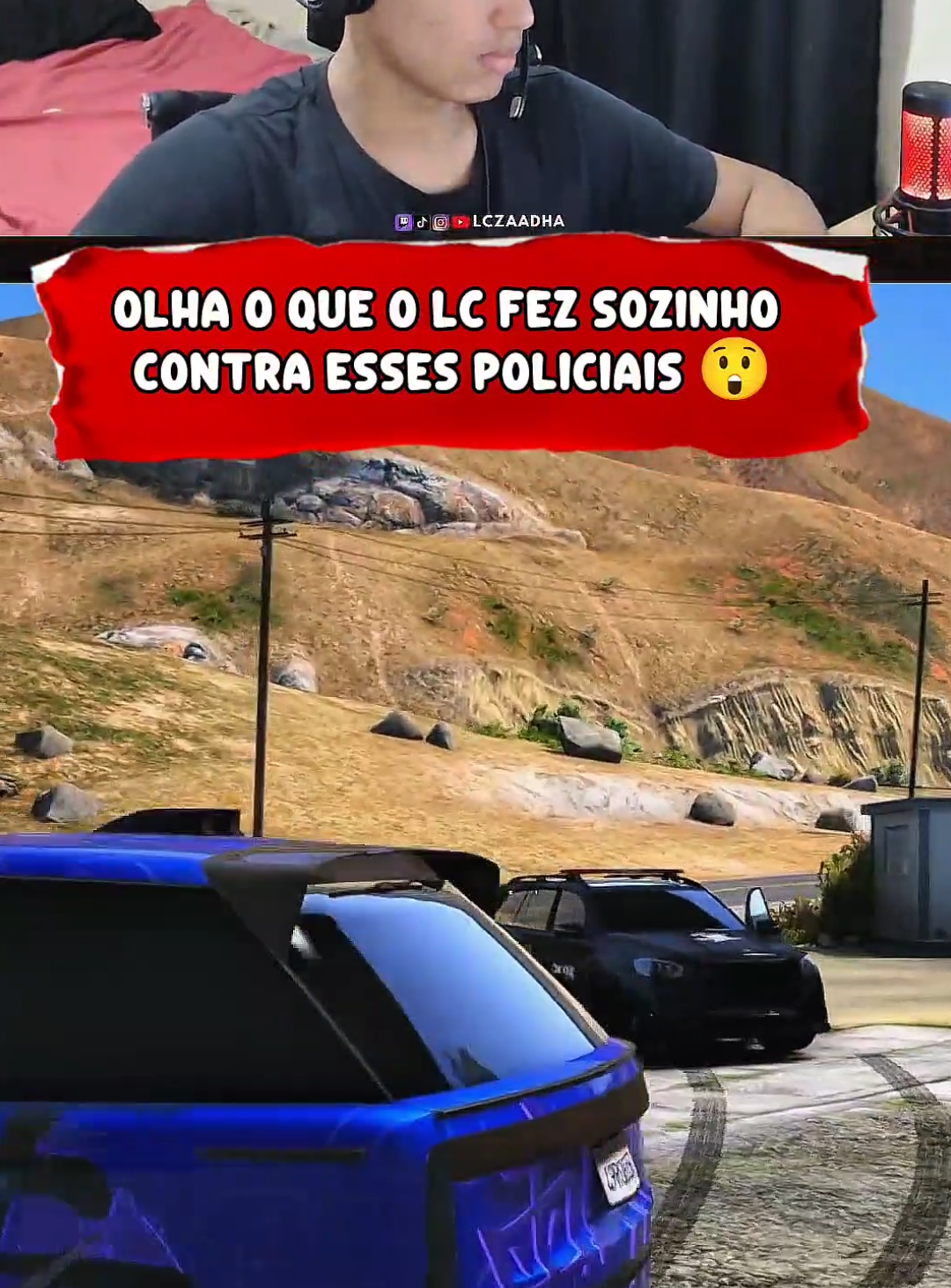 Olha Oque o @LCzaadha fez sozinho 😯 #Rp #highlight #fivem #america 