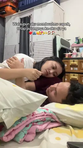 Walaupun aku membuatmu capek, tetap pulangnya ke aku aja🫶🏠 #pasutri 