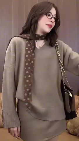 Áo len lông thỏ chui đầu cổ V tay suông qc #aolen #aolennu #chanvay #thoitrangnu #xuhuong 