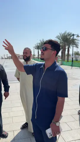 مكان استقبال النبي صلى الله عليه وسلم في المدينة المنورة ❤️ #محمود_الدوسكي 