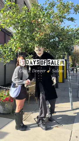 Salem in October👻 #salemmassachusetts #salemwitchtrials #traveldayvlog #minivlog #traveltok 