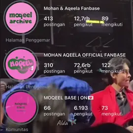 Makasih udah jadi rumah keduaku @arya mohan @Aqeela Aza Calista @MOQEEL ARCHIVE @Moqeel Official Fansbase @MOQEELBASE 🥹💛 kita sama sama terus yah 🫶🏻 #mq #moqeel #mohanaqeela 
