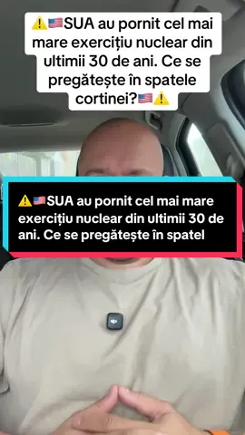⚠️🇺🇸SUA au pornit cel mai mare exercițiu nuclear din ultimii 30 de ani. Ce se pregătește în spatele cortinei?🇺🇸⚠️ #SUA #nuclear #fyp #viral #trending @President Donald J Trump @TikTok UK @TikTok @TikTok Trends 