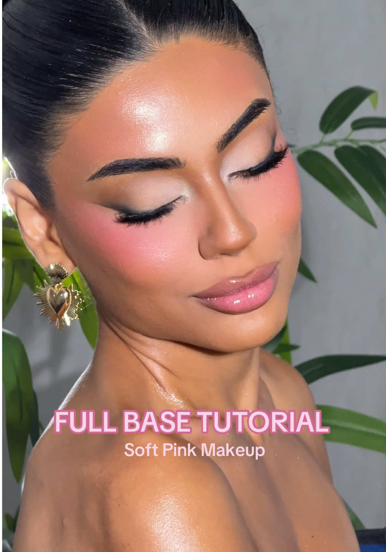 Another full base tutorial- all products will be listed on ig #fyp #fullglam #pinkblush #pinkmakeup #viral 