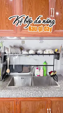 Gọn gàng - ngăn nắp - sạch sẽ - kệ bếp đa năng!!! #kebepdanang #kebep #phukiennhabep #keupchendia  #mevaemmiu 