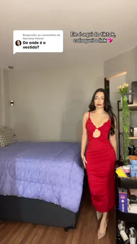 Respondendo a @Geovana Veloso O tecido desse vestido é coisa de outro mundo 💖 #fashiontiktok #vestido 
