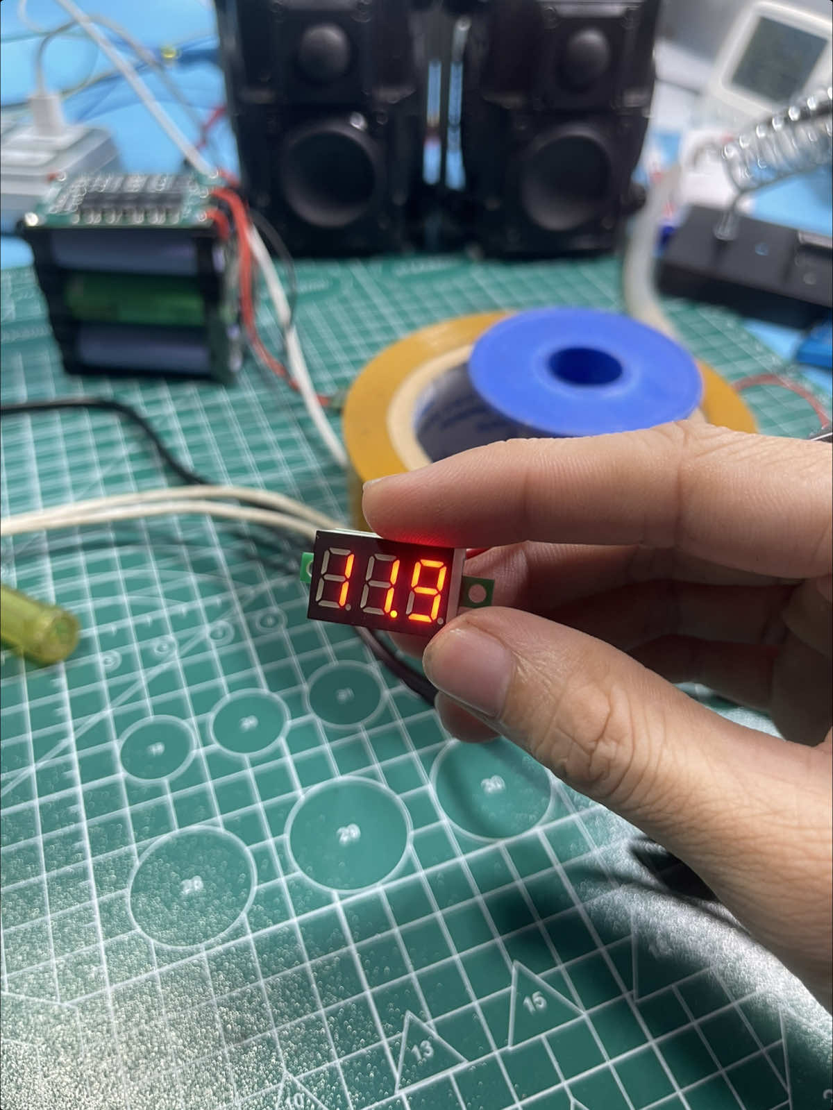 Mạch đo điện áp mini 5-27V #donghododien #machdodien #donghodiy #donghodomini #machvonke