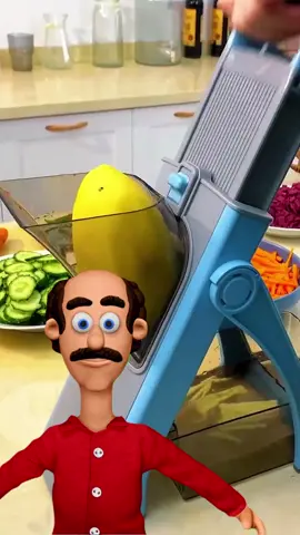 Cortador Mandoline Multifuncional 5 em 1 – Fatiador e Ralador de Legumes e Verduras #CortadorMandoline #CozinhaPrática #LegumesFatiados #CozinhaDeChef #TremBãoTikTok