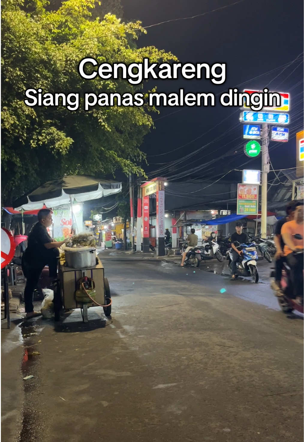 Beberapa hari ini dingin kaya dipuncak #cengkareng #panasdingin #vibes #malam #xbca 