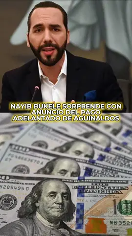 Presidente de El Salvador entrega aguinaldo antes de diciembre #ultimahora #nayibbukele #aguinaldo #elsalvador #noticia 