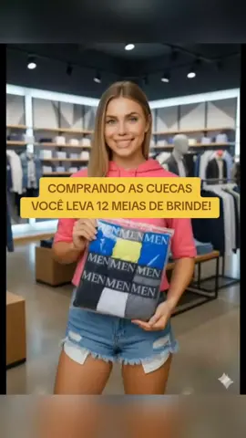 Kit 10 Cuecas Boxer Microfibra 12 meias de brinde !