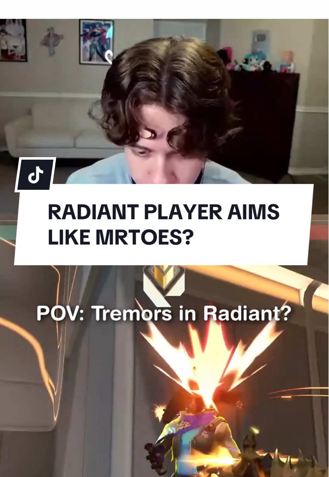 Radiant Player Accused of Parkinson’s AND Tremors #Valorant #tremors #mrtoes