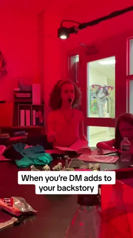 When you’re Dungeon Master adds to your history… #livingroomsandlizards #charactersheet #dnd #ttrpg #tabletopgames 