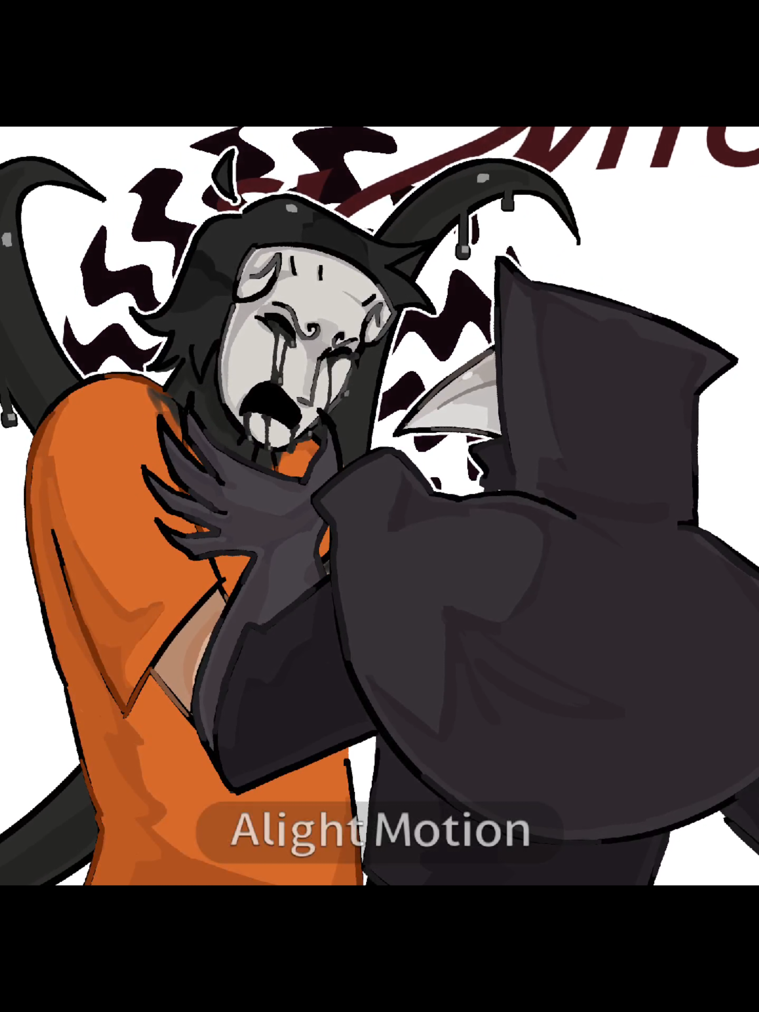 why do i do this to myself (alight motion crashed 5 times while exporting) #scp035 #scp049 #art  #animationmeme #fyp 