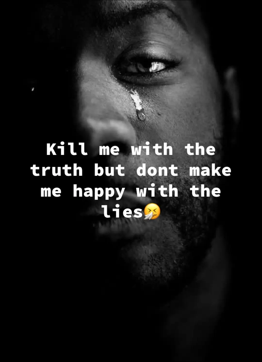 I’ve loved you enough to crave the truth, even if it shatters me. Don’t protect me with lies that taste sweet for a moment but leave a bitter ache that never fades. If you ever have to hurt me, let it be with honesty 😮‍💨because I can forgive the truth, but not deception dressed as love. I’d rather you break my heart with words that are real than hold me close with promises that were never meant to last. The truth may scar me, but at least it will come from the person I trusted most 🤧and that kind of pain, I can live with.. i dont need perfection 😪I just need what’s real even if it hurts because at the end of the day,a heart that’s broken by truth still beats with dignity. But one comforted by lies forgets what love really means.💔 The truth might cut deep, but at least it leaves room for healing , for understanding and for something real to grow again 🤧 Dont comfort me with lies…😪