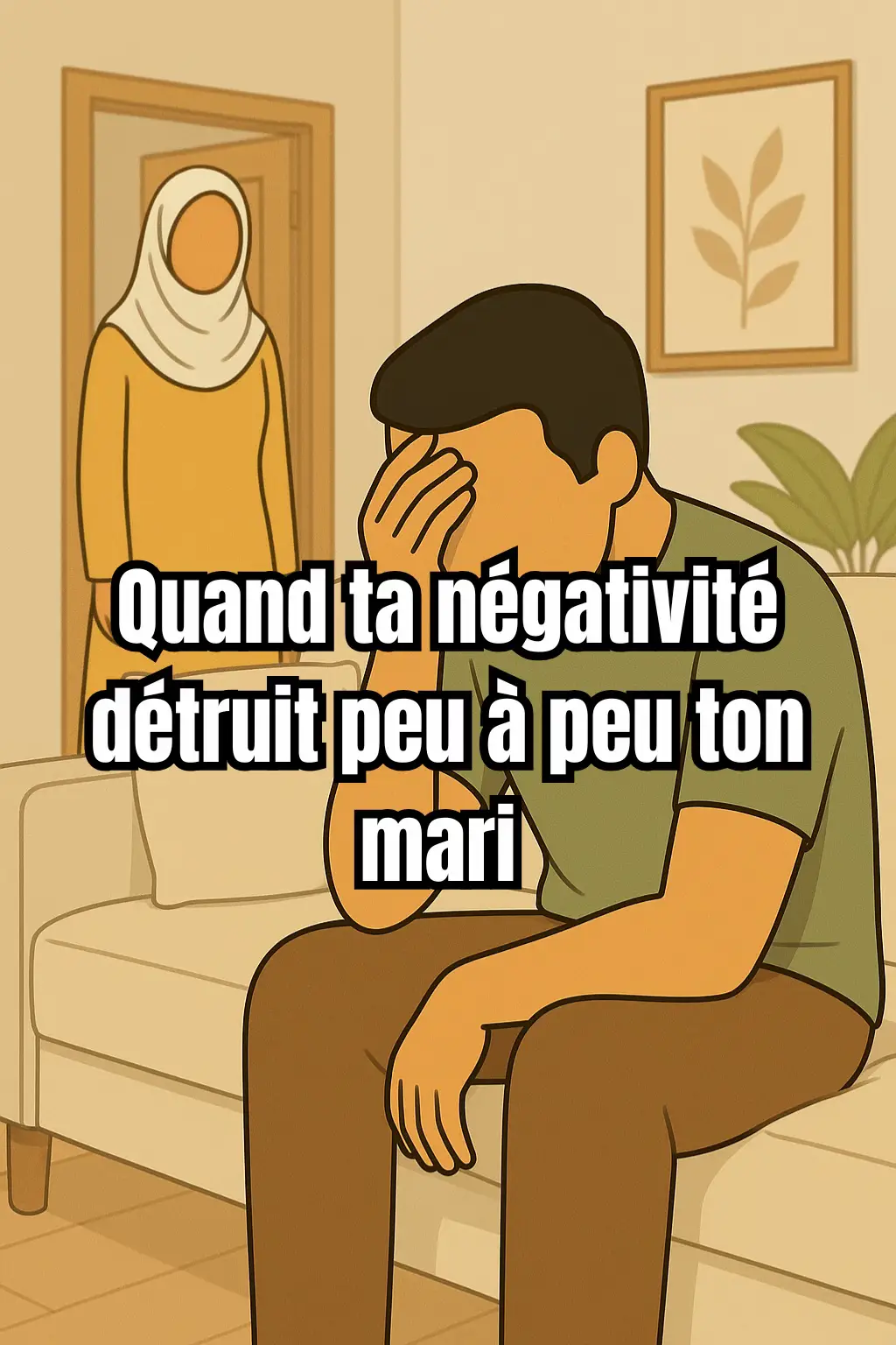 Les mots peuvent guérir… ou blesser. Même le cœur d’un mari finit par se fermer quand il n’est plus compris.#pourtoi #histoire #muslimtiktok 