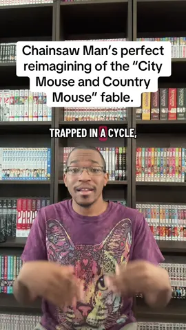 The Chainsaw Man Reze arc movie did a phenomenal job at reimagining the story of the city mouse and the country mouse. What amazing writing by Tatsuki Fujimoto! #chainsawman #anime