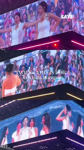 TWICE <THIS IS FOR> WORLD TOUR IN KUALA LUMPUR Thank you @TWICE for coming to Malaysia! 💕 #TWICE #THISISFOR 