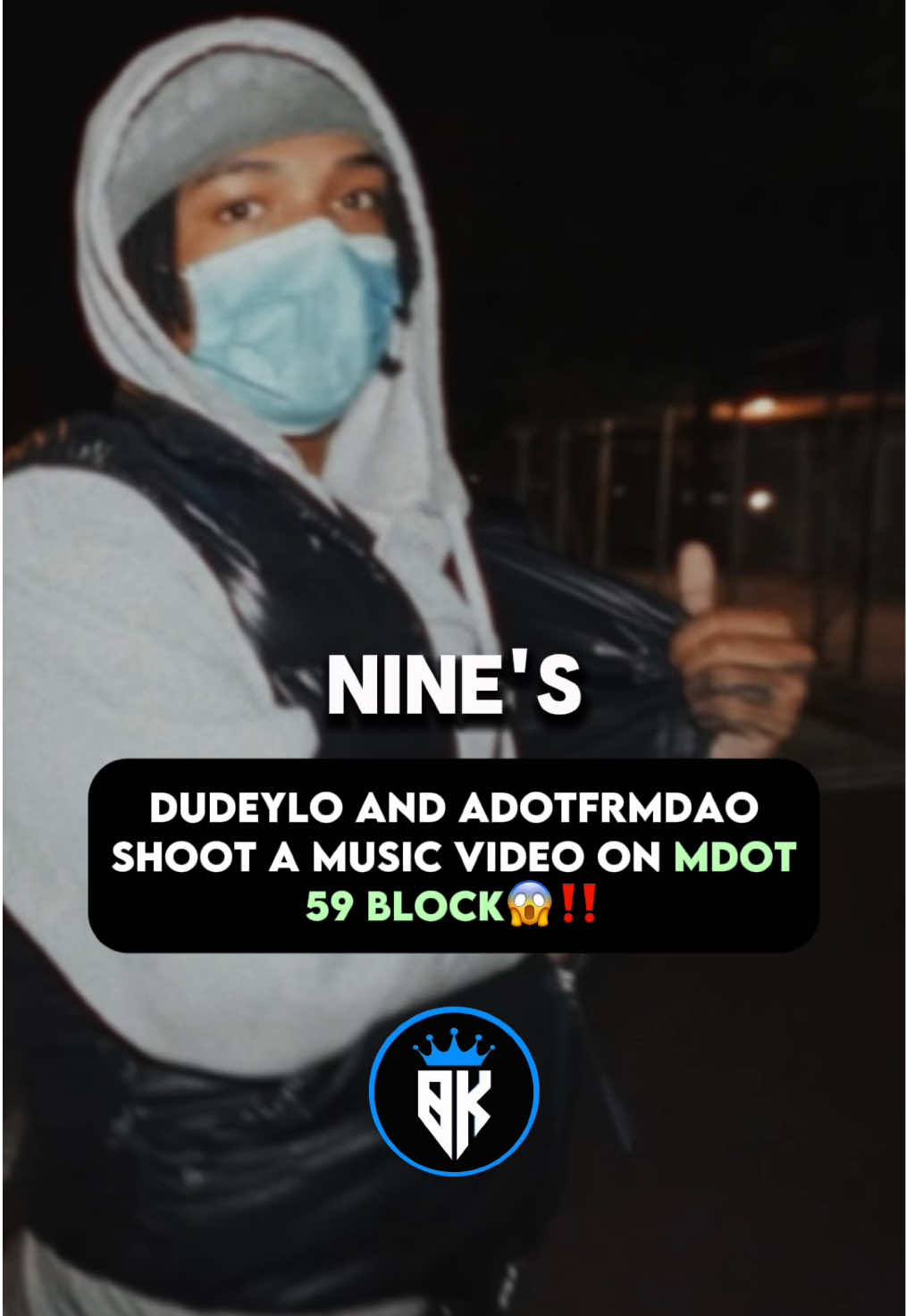 Dudeylo shoots a music video on mdot 59 block😱‼️ #dudeylo #mdot59 #newyork #xyzbca #nycdrill 
