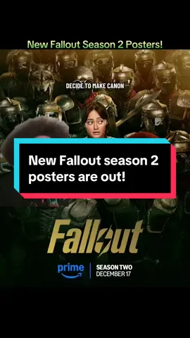 New Fallout season 2 posters are out! They don’t us much about the story but do show which factions our protagonist will be up against #fallout #falloutseason2 #falloutnewvegas #newvegas #bethesda 