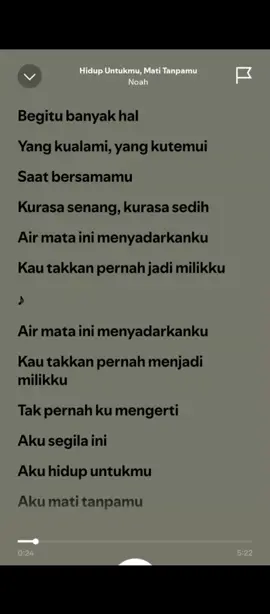 Noah - Hidup Untukmu,Mati Tanpamu #noah #hidupuntukmumatitanpamu #music #spotify #lirycs #foryou #fyp #lewatberanda #laguindonesia #music #xybca 