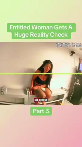 Entitled Woman Gets A Huge Reality Check Part 3 #cops #copsoftiktok #police #bodycam #crime