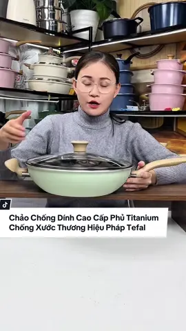 Chảo Chống Dính Cao Cấp Thương Hiệu Pháp Tefal Phủ Titanium Chống Xước Bảo Hành 2 Năm Chính Hãng #thuplastic #chaochongdinh #chaochienxao #chaochongdinhcaocap #chaochongdinhbeptu 