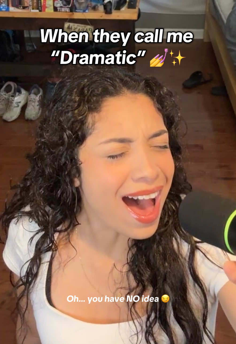 I AM the DRAMA ✨👏💅   Fr fr im letting you go tho 🤣 @Demi Lovato #demilovato #itsnotthatdeep #letyougo