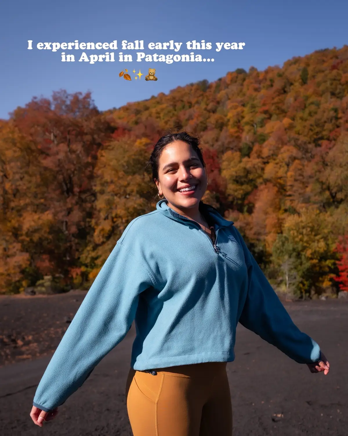 The second and last pictures are my favorite! 🥹💘 I thought I was going to experience two fall seasons this year lol… BUT um, no. 🥲 Since everyone’s posting their beautiful fall content (which I love, of course, all while having major FOMO here in Florida), I figured I’d finally share some of my own from earlier this year in Patagonia during peak fall that I never shared. All of these were taken between mid-April and mid-May: right when Patagonia shows off her best colors! Patagonia in the fall is pure magic, and I 100000% recommend visiting during peak fall season! The big debate! Which do you like more: Argentina’s or Chile’s fall vibes? 🇦🇷🍂🇨🇱 #patagoniaargentina #patagoniachilena #otoñopatagonico patagonia travel patagonia fall #argentinatiktok🇦🇷 #chiletiktok🇨🇱 