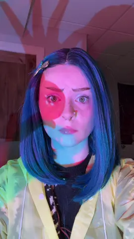 Easy Coraline makeup/cosplay!! #coralinemakeup #coraline #halloween #cosplay 