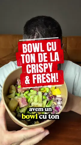 Bowl cu ton de la @Crispy&Fresh, CLUJ-NAPOCA! Suc de mere de la Livada Bartha! #bowl #healthy #cluj #clujnapoca #răducurecomandă 