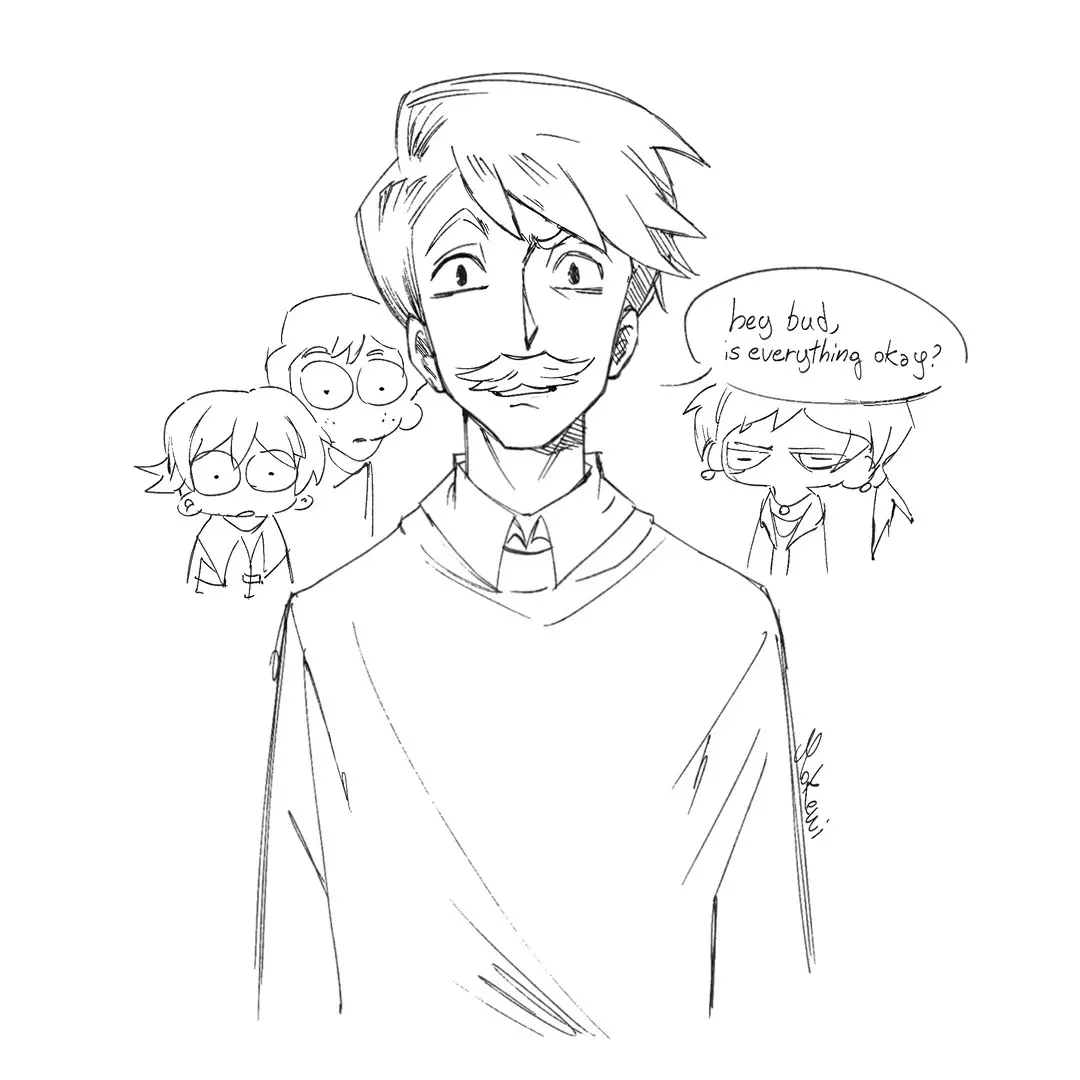 I’ll devour anything that has the priest in it #fyp #art #comic #hauntedhotel #abaddon 