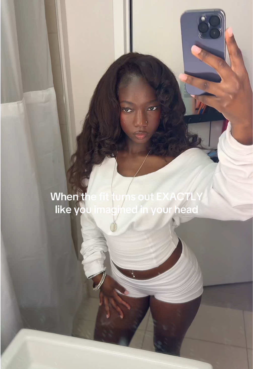 Like the body actually did come with the outfit this time! @KIKI THE BRAND #matchingset #phatimatalks #basicoutfit #relatable #outfitinspo 