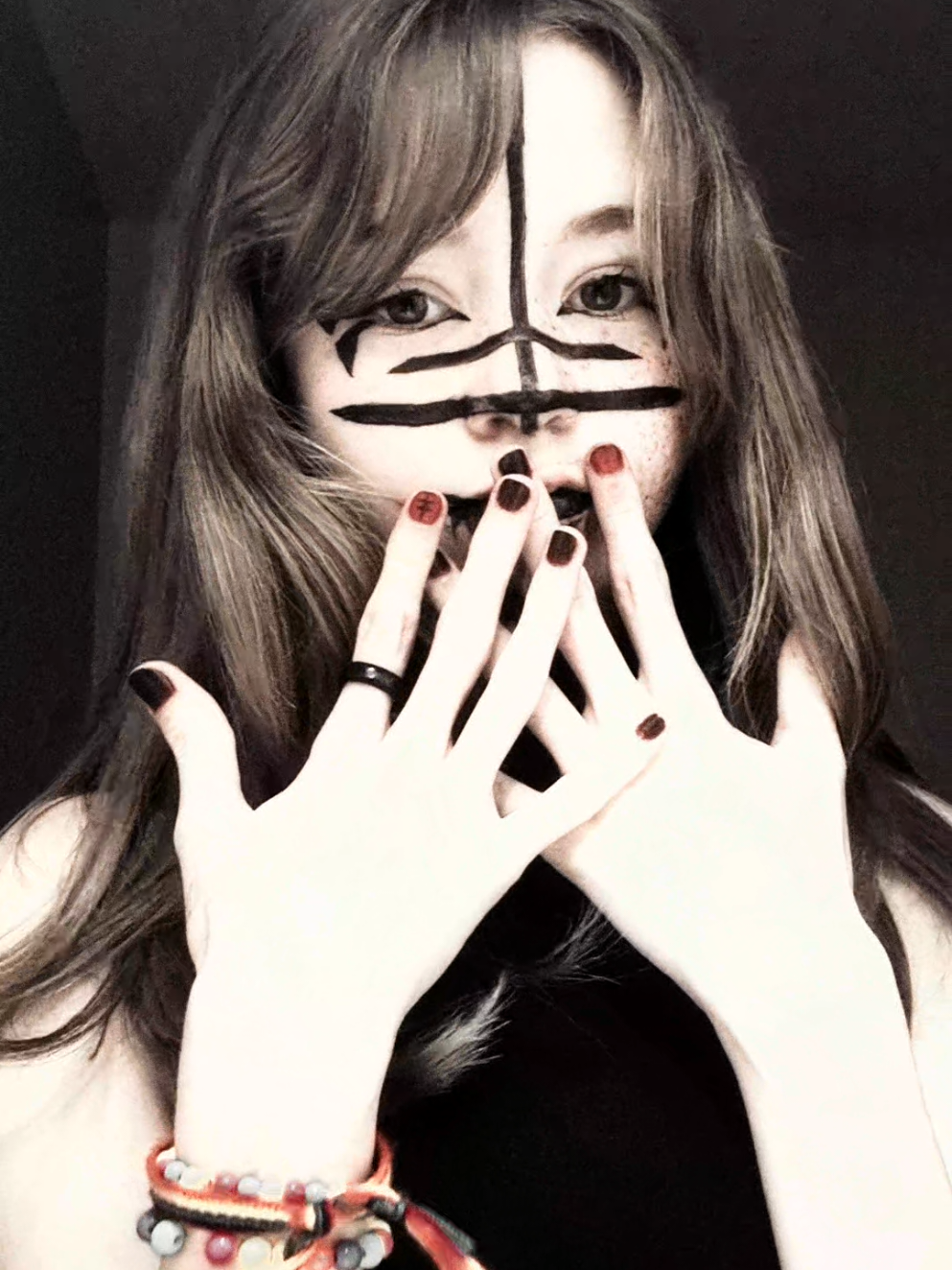 HOJE TEM HEXATOMBEEEEE 😭💥💥 eu juro que tentei fazer uma maquiagem descente mas não sei fazer linha😭 #fyp #ordemparanormal #princ3ssdora #fy #vaiprafy 