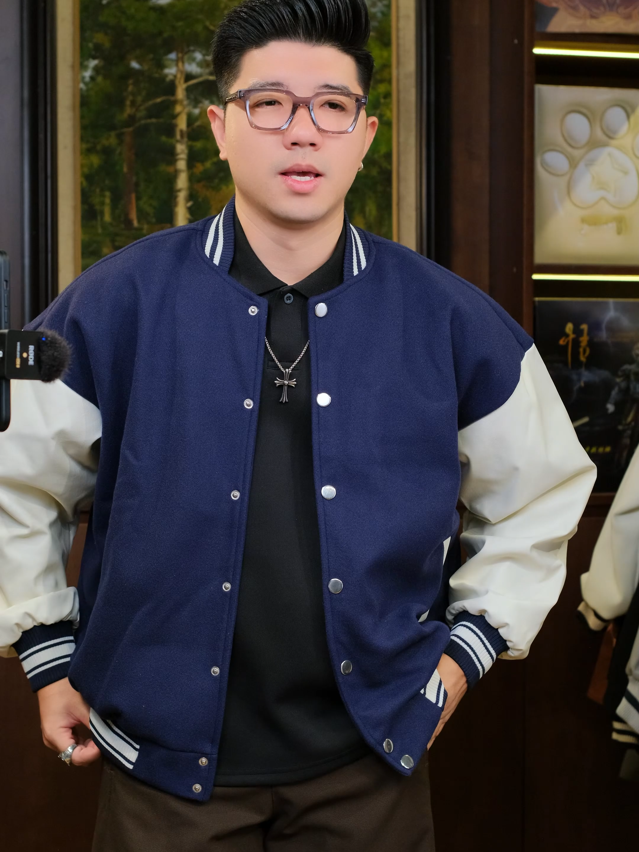 Áo khoác varsity basic siêu đơn giản chất lượng