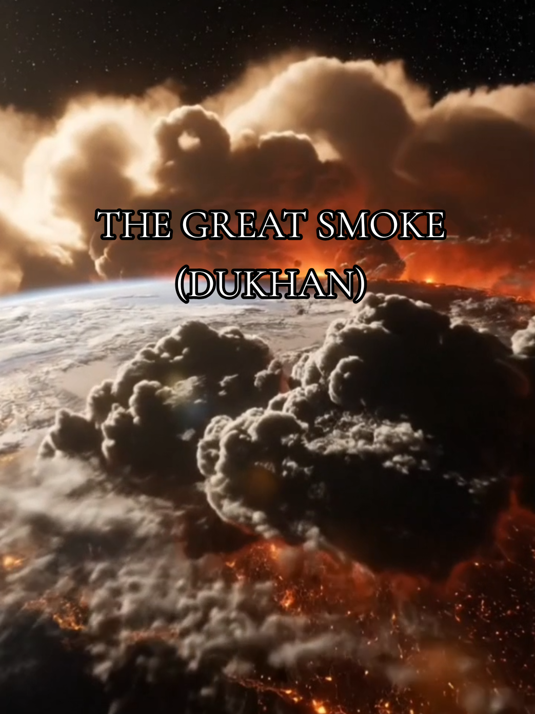 THE GREAT SMOKE Apa yang akan terjadi...jika bumi benar-benar diselimuti asap? Ilmuwan menyebutnya Volcanic Winter, tapi Al-Qur’an telah menamainya Dukhan — kabut besar yang akan menandai awal dari akhir. #konspirasi #fyp #AI #misteri #kiamatsudahdekat 
