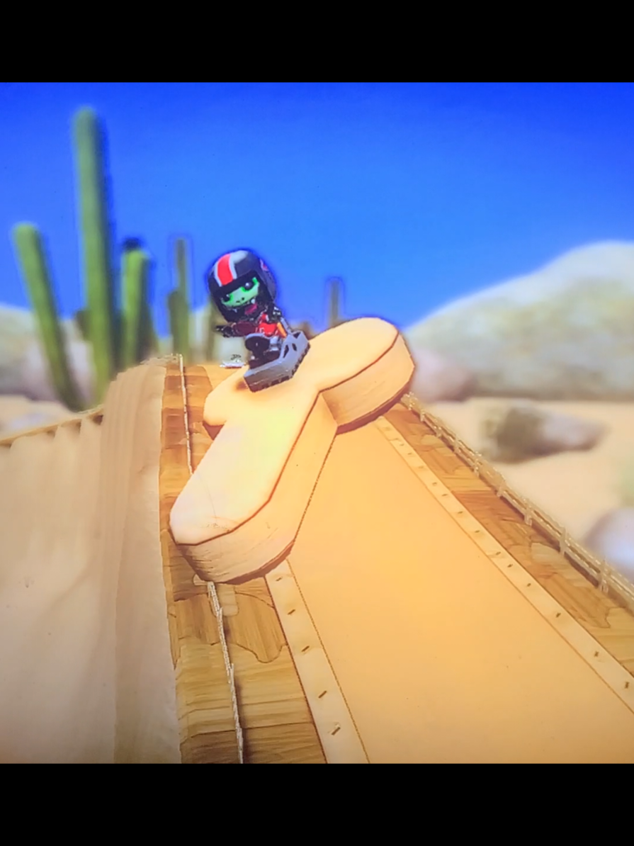 you can ride almost anything in lbpk 😭 #littlebigplanet #lbp #littlebigplanetkarting 
