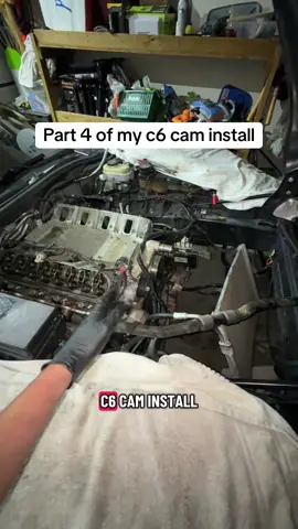 Part 4 of installing a cam in my c6 #cars #fypシ #c6 #c6corvette 